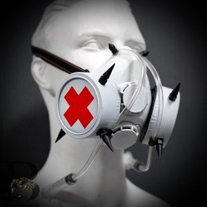 Halloween Adult Mouth Mask Ventilator Gas Mask